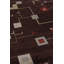 Contemporary hand-knotted New Zealand Wool Plum/Sage Area Rug-630049193-630049195