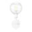 Aamin 1-Light Wall Sconce With Clear Glass-445357285