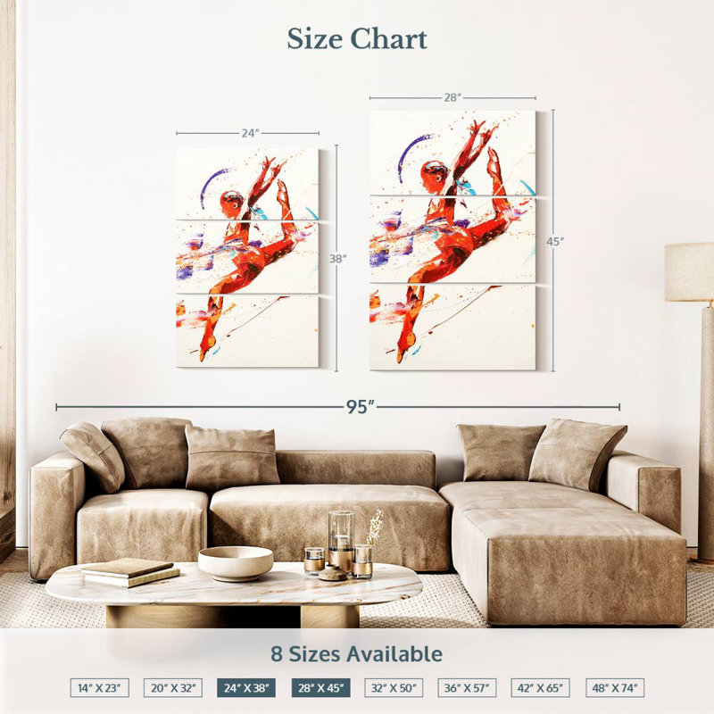 Sireci Gymnast II, 38" H x 24" W