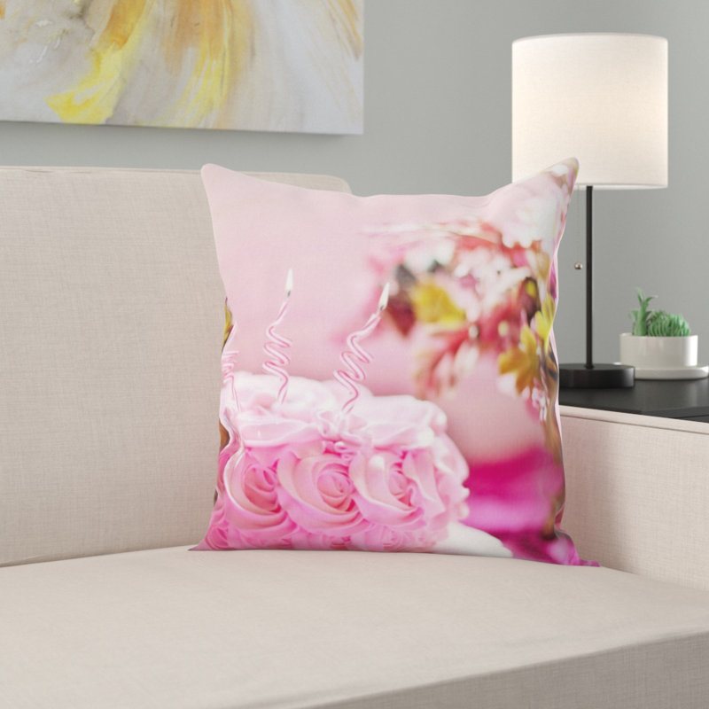 Coussin joyeux anniversaire