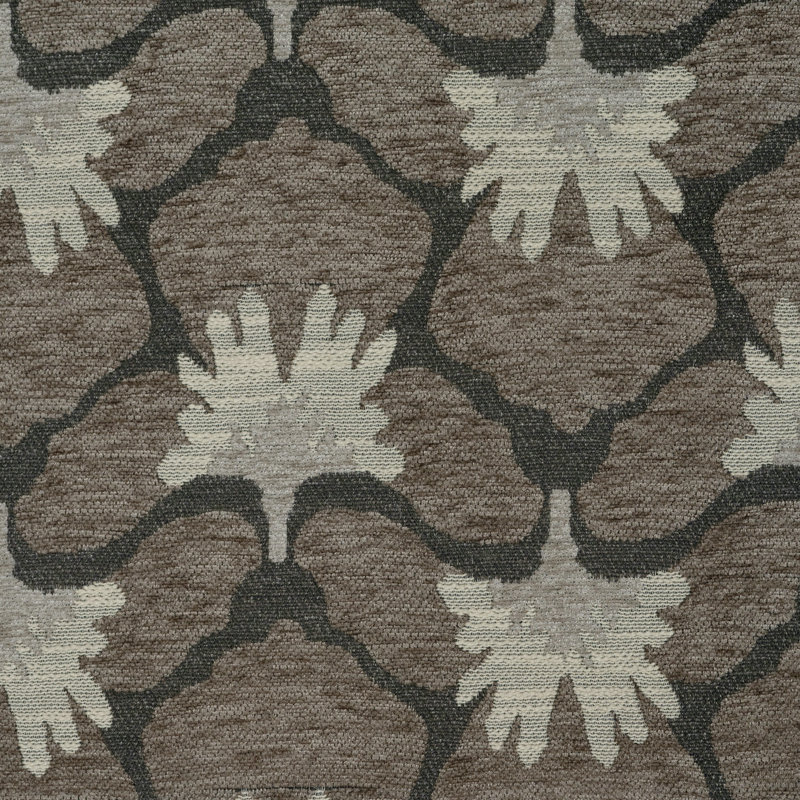 Tissu chenille floral à batterie Chelsea, Bois flottant