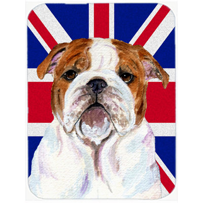Union Jack Wood Glass Cutting Board