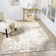 Abstract Textured High-Low Pile Area Rug