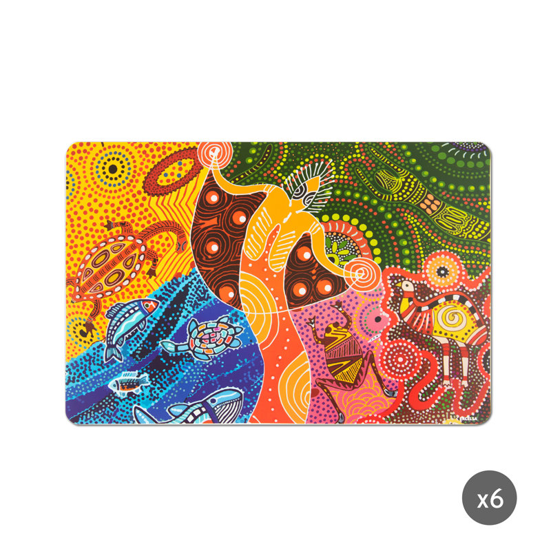 Aboriginal Abstract Rectangle Placemat