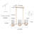 Acari 6 - Light Dimmable Chandelier