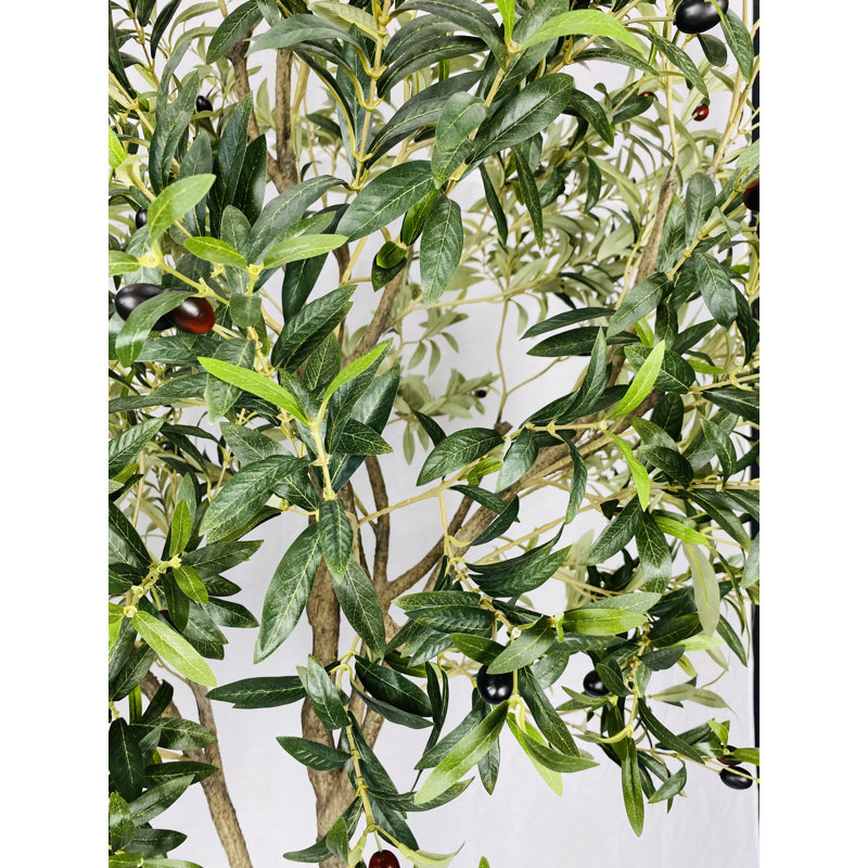 94" Large Artificial Olive Tree,Artificial Tree,Faux Tree