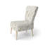 Fauteuil d'appoint ivoire French Country-1847917334