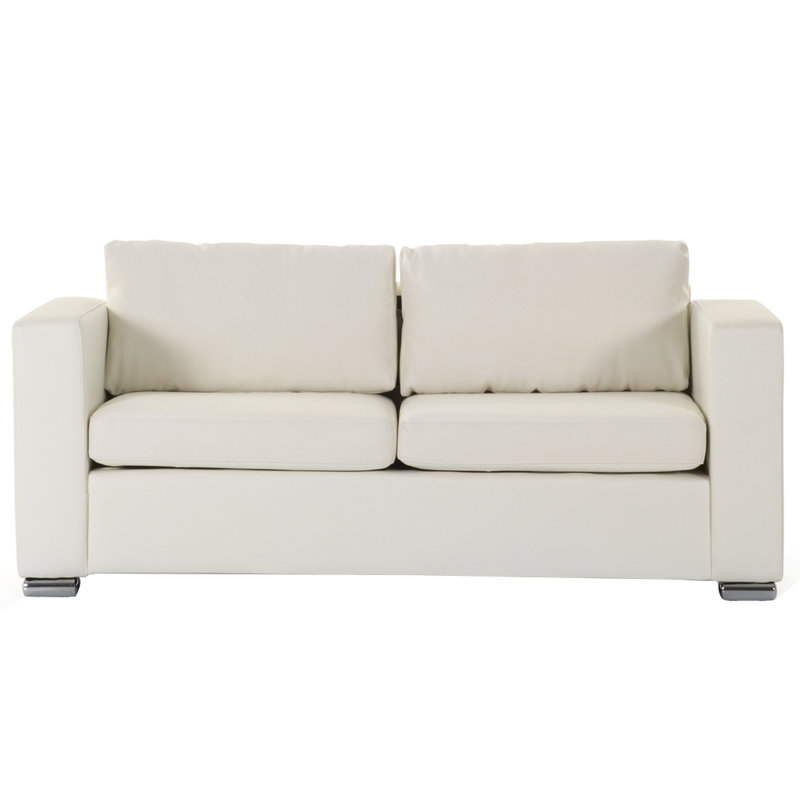 Canapé en cuir moderne, Beige