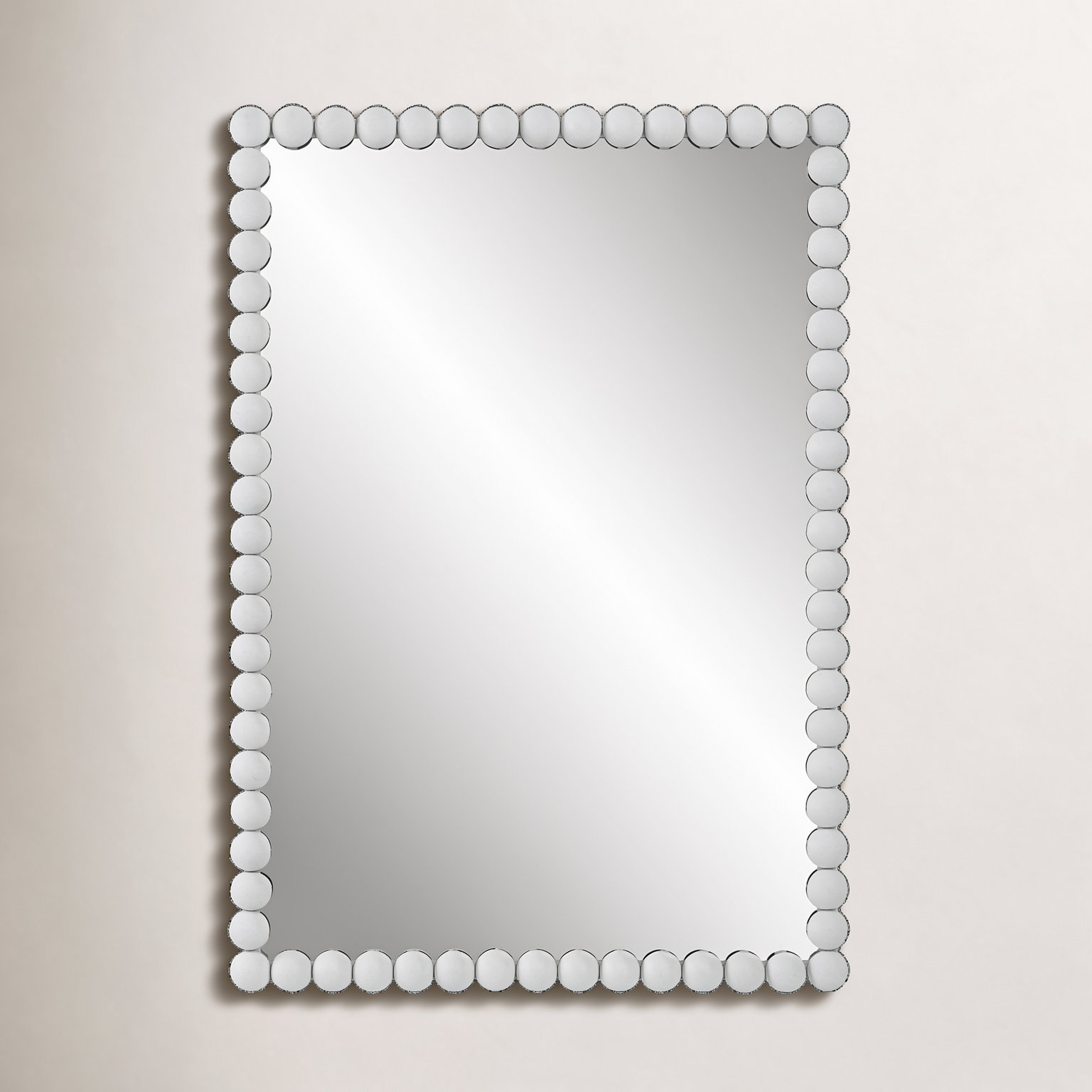 Sanne 24" Vanity Mirror, Matte White, 30" H x 20.5" W
