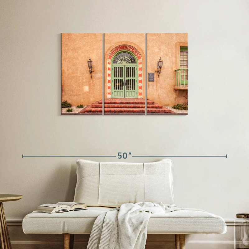 Lilie Santa Fe Public Library Door, 24" H x 38" W