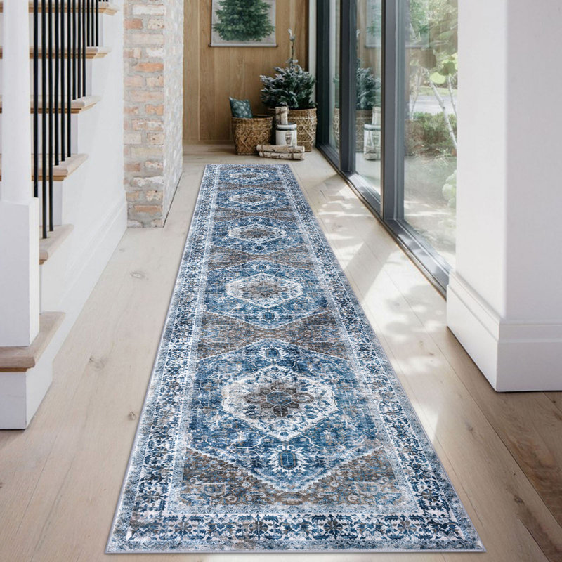 Tapis d'intérieur antidérapant Jodhveer , Tapis de couloir 2 pi x 12 pi