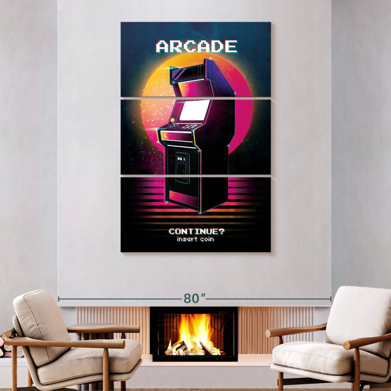 Keiraleigh Arcade Machine, 74'' H x 48'' W