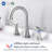 Bathroom faucet with 360 degree turn spout-110825969