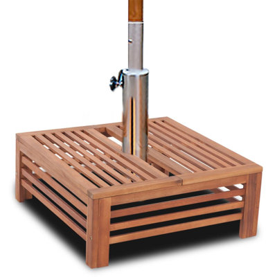 Wood Freestanding Base Umbrella Base