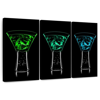 Yarlin bleu vert cocktails