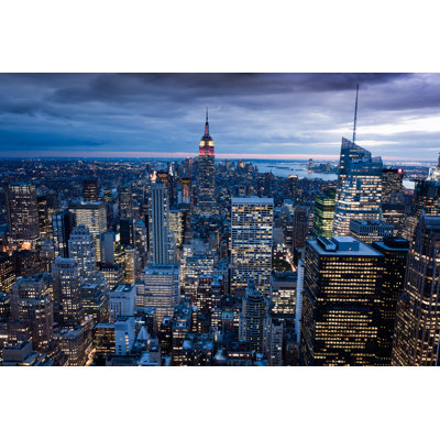 " Evening Skyline Of Manhattan "