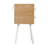 Universal Expert Abacus 2 Drawer Side Table, Modern Oak and White