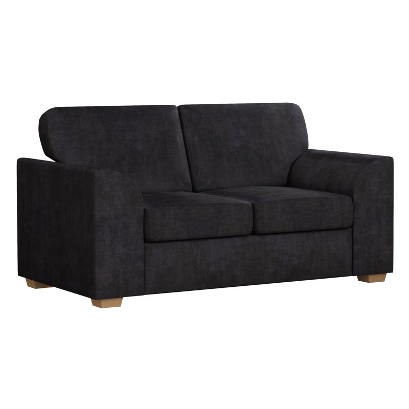 Modo Three Seater and Two Seater, Fixed Back, Ebony