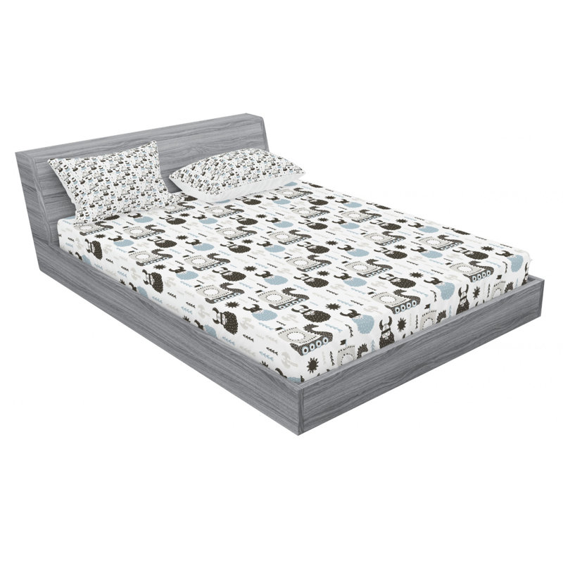 Microfiber Sheet Set, Full Sheet Set with Fitted Sheet