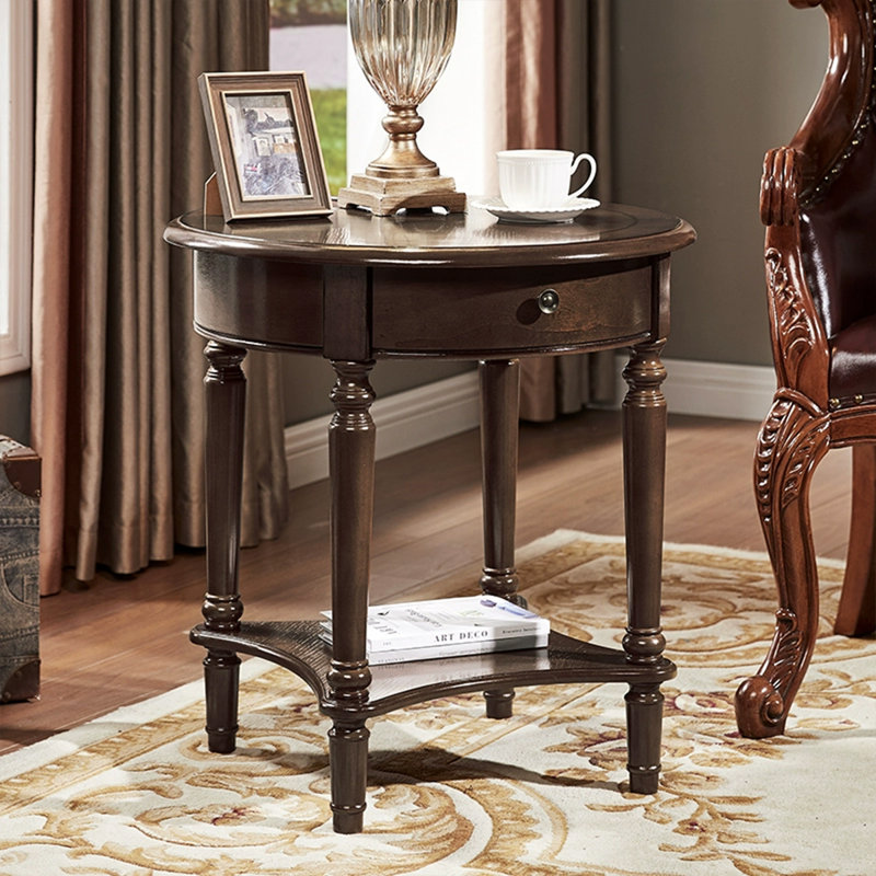 Table de bout Retro, Nut Brown