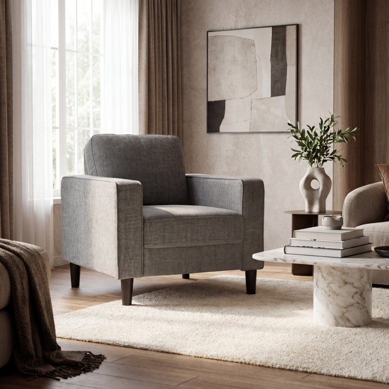 Fauteuil de 30,3 po de largeur, Gris