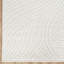 Tapis minimaliste à texture ondulée ivoire Abani Rugs Verona VER110A-1510309104