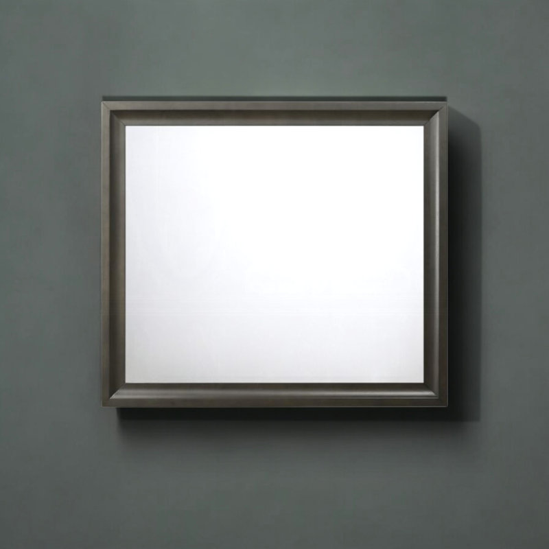 Glint Mirror in Antique Gray