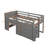 Donatello Kids Twin Loft Bed with Drawers-950451520