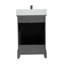 Ensemble de meuble-lavabo simple 30 po avec miroir Phoenix-92840981-265073935