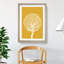 Orange and White Tree - Framed Print-62808800-62808801