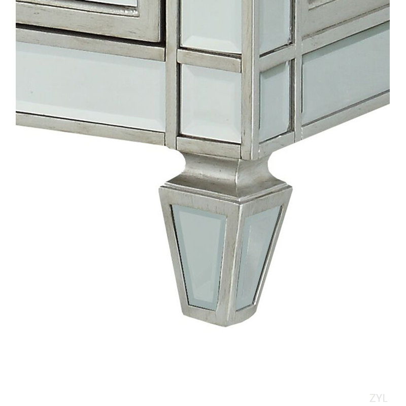 Table de chevet à miroir Varian