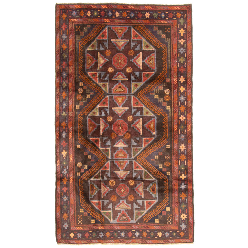 Rizbaft Brown Rug 3'5" x 6'0"