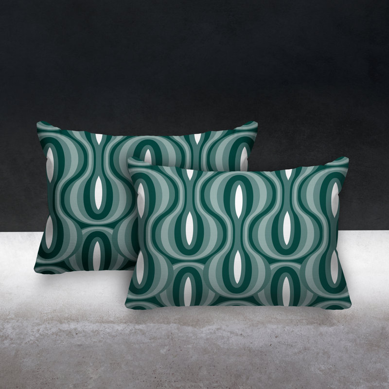  Coussin intérieur / extérieur Lumbar, Émeraude