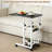 Height Adjustable Side End Table with Shelves