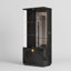 Glass Display Cabinet with Sensor Light and Lock-1761024503