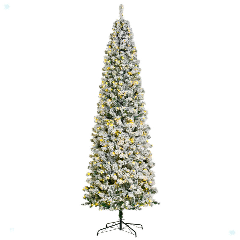Sapin de Noël artificiel enneigé 9 pi