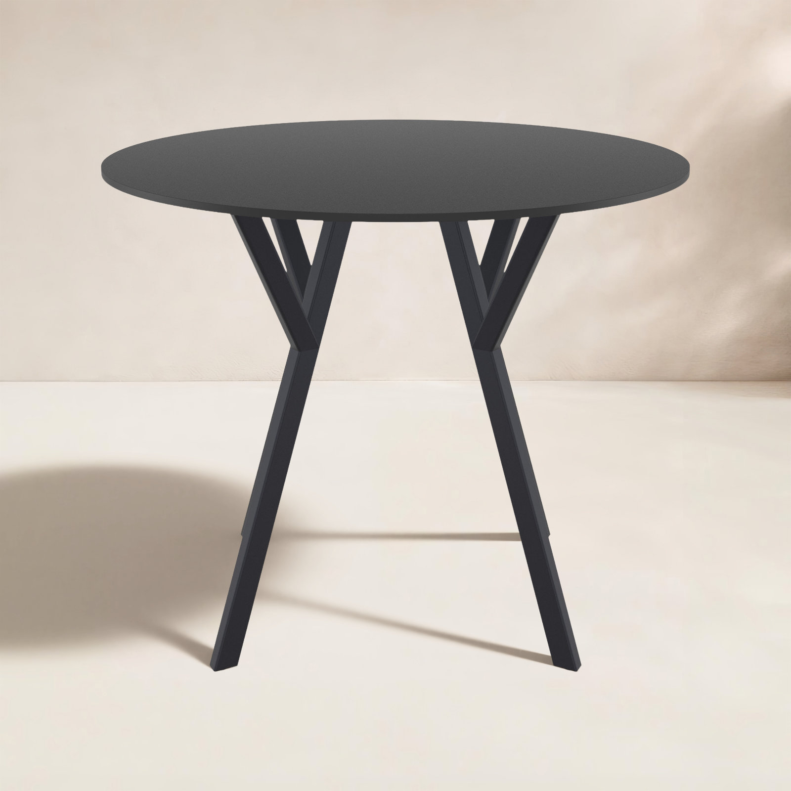 Lexington 35.4 " Patio Dining Table, Black