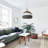 1 - Light Black/White Single Pendant-64714191