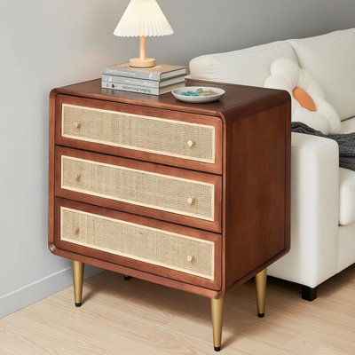 Armoire de rangement à tiroir rétro minimaliste