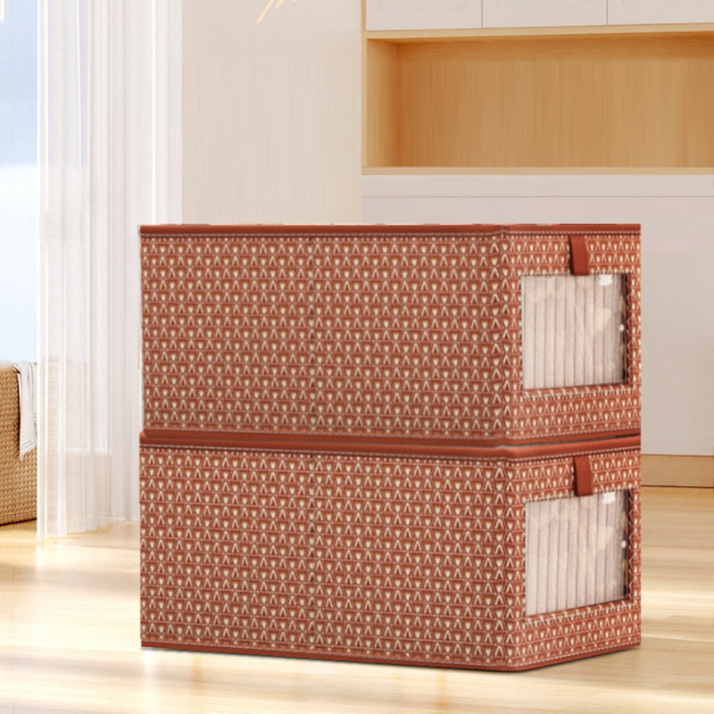 Ebern Designs Fabric Bin, Red