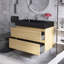 36 po Meuble-lavabo simple mural avec plateau-102693051