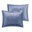 Édredon double / grand en velours pervenche - Literie de luxe et coussin décoratif lavable à la machine inclus-118022656-118022654