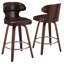 Tabouret de comptoir de cuisine moderne, tabouret de bar pour la salle à manger de comptoir de cuisine (ensemble de 2)-2025619094