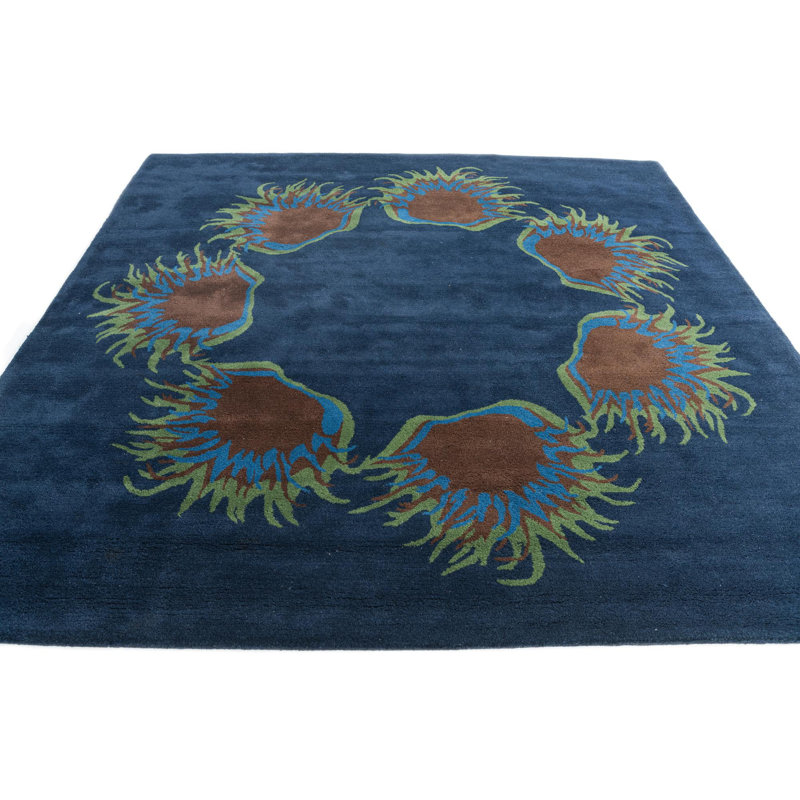 Tapis bleu marine Myrick