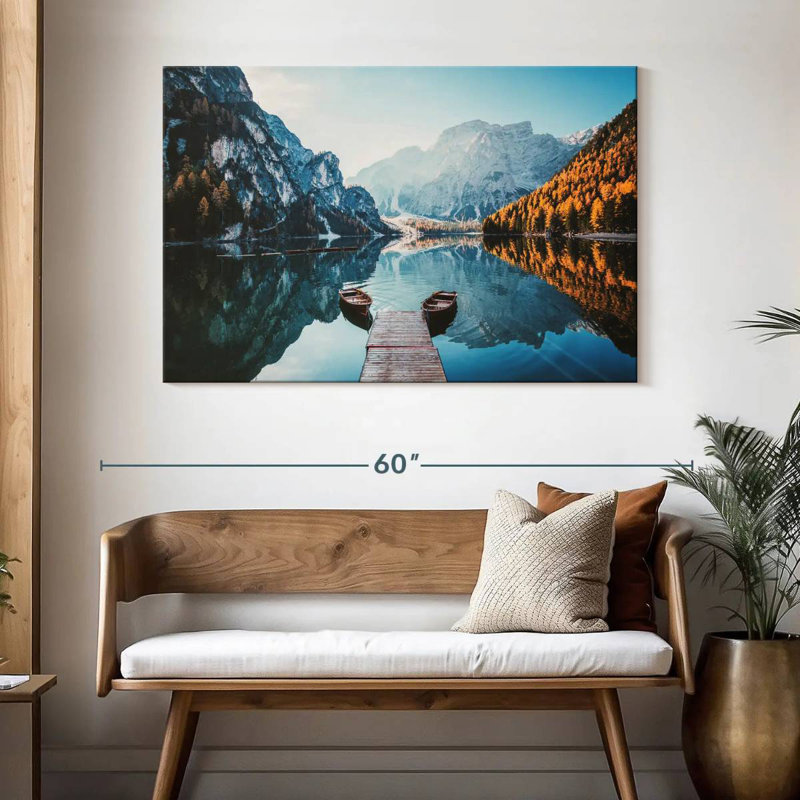 Bateaux Alvord Lake Braies, H 32 po x l 48 po