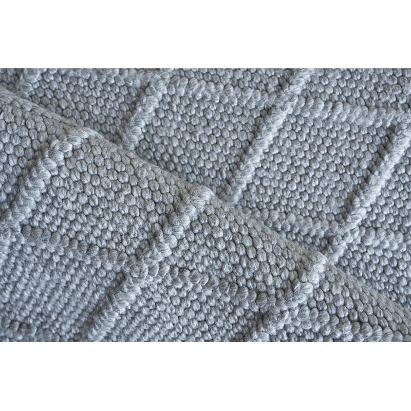 Brentwood Geometric Area Rug in Dark Gray, Rectangle 10' x 14'