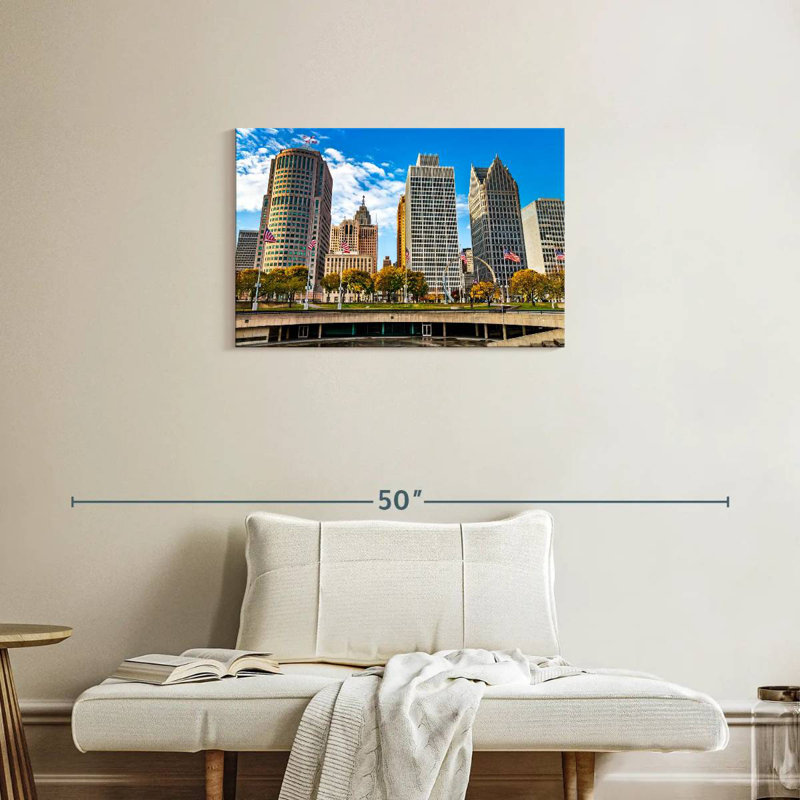 Sirci Downtown Detroit Buildings, H 20 po x l 30 po