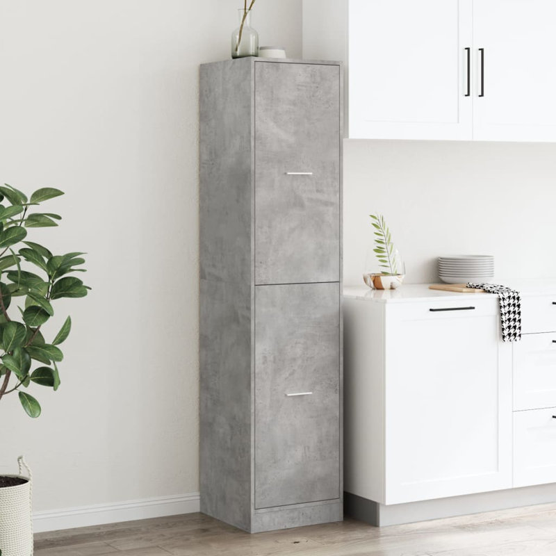 Roswita Bathroom Storage, Concrete grey