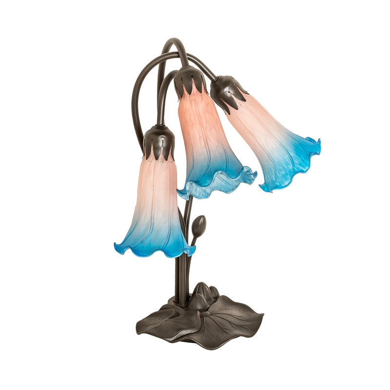 Wyndemere Table Lamp, Blue/Pink