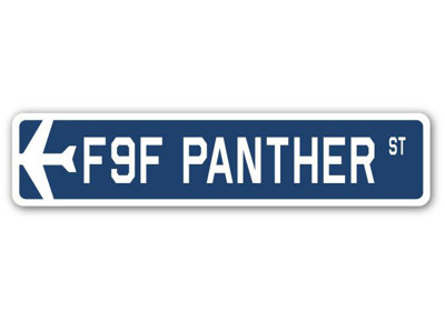 Plaque de rue Baran F9F Panther Air Force